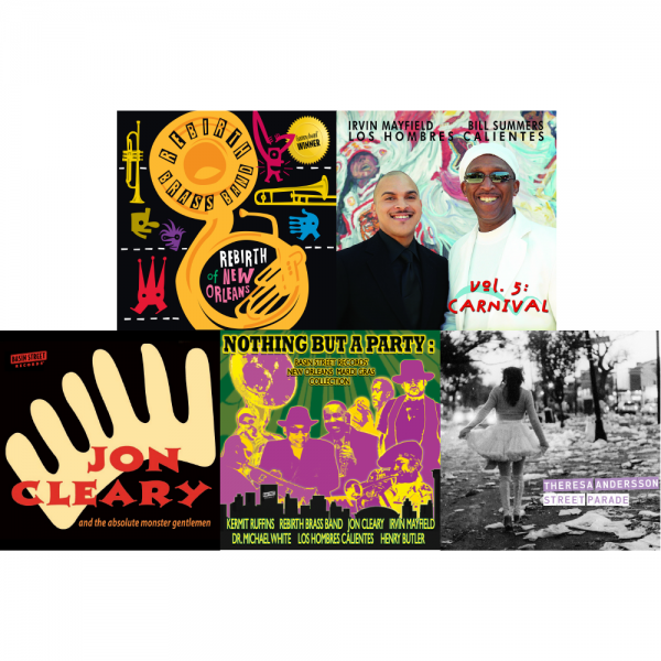 Essential Mardi Gras Collection. Includes Rebirth of New Orleans by Rebirth Brass Band, Volume 5: by Los Hombres Calientes, Jon Cleary & The Monster Gentlemen by Jon Cleary & The Absolute Monster Gentlemen, Nothing But A Party: Basin Street Records Mardi Gras Collection, and Street Parade by Theresa Andersson